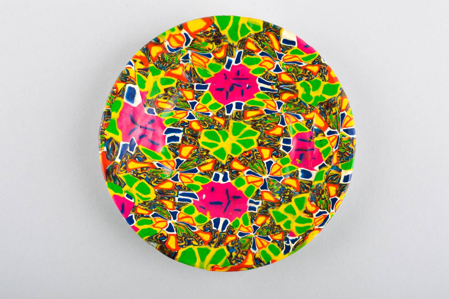 Декоративная тарелка ручной работы красивая тарелка дивная подарочная тарелка фото 5