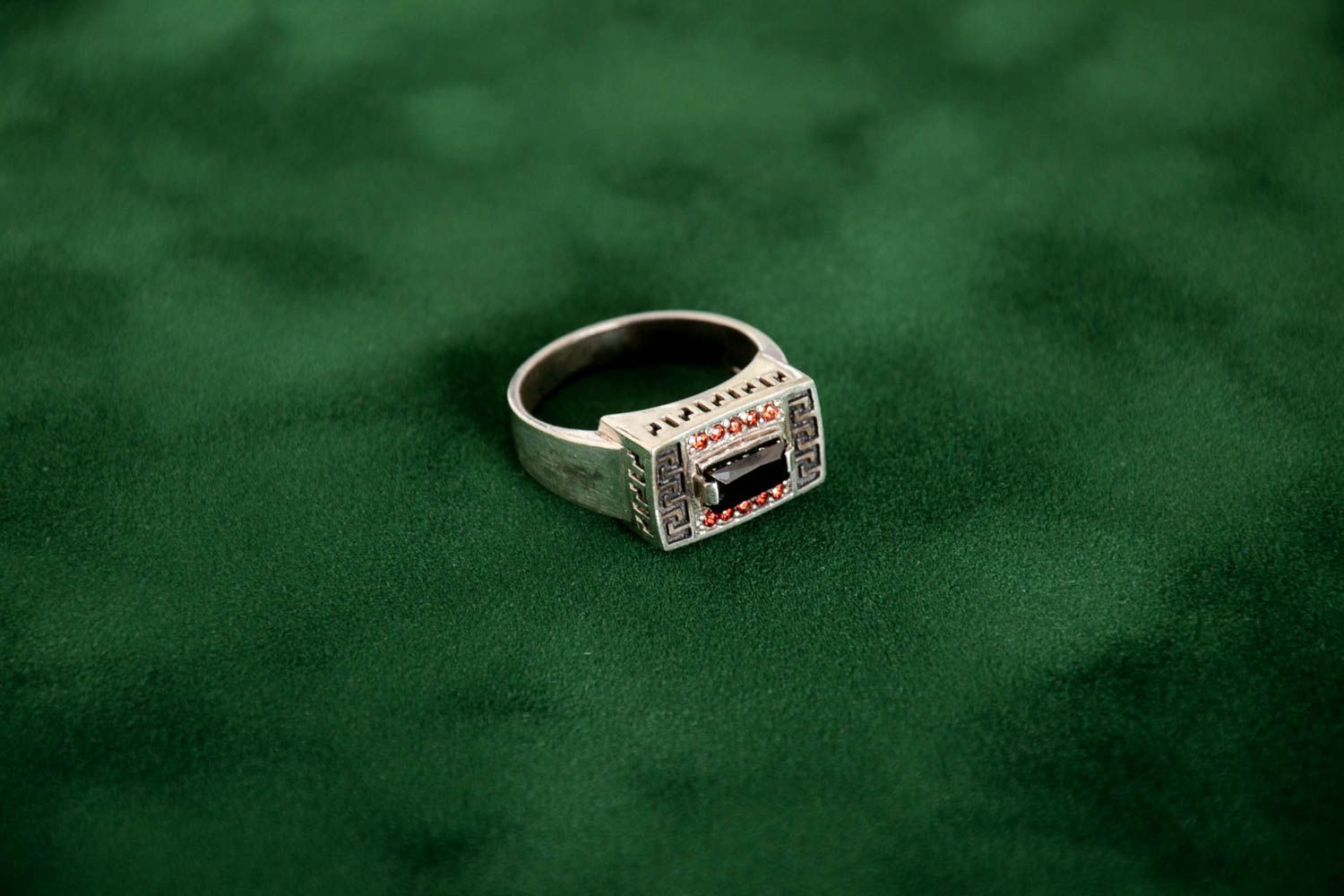Handmade Herrenring Silber Schmuck Ring Designer Accessoires Geschenk Ideen foto 1