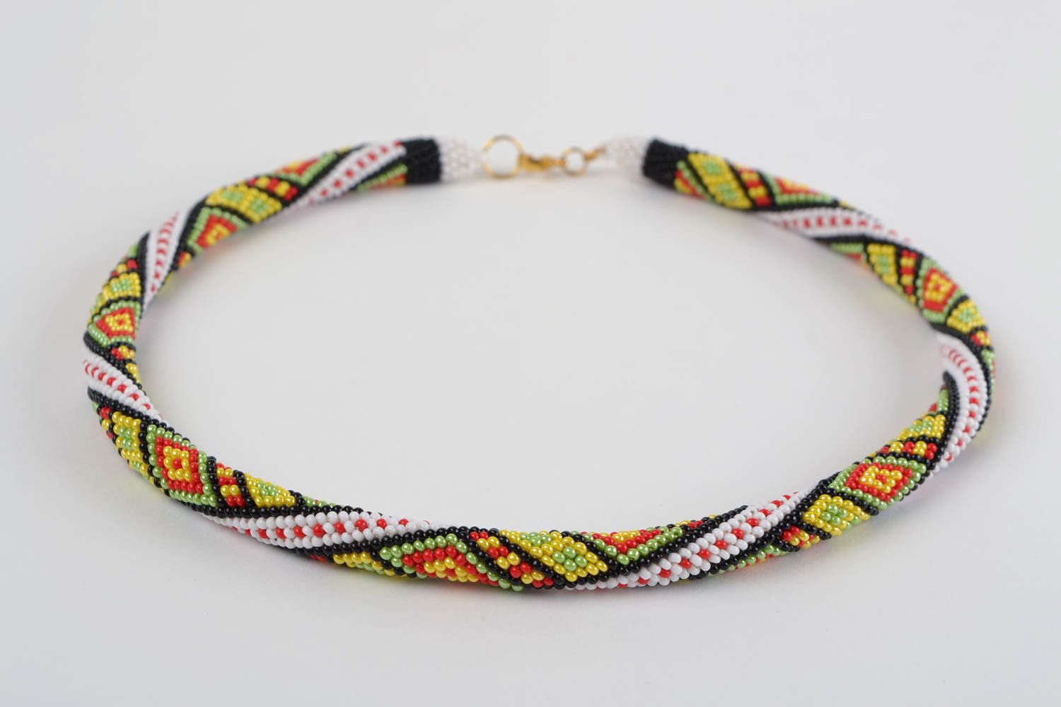 Collier Halskette handmade Damen Collier Geschenk für Frauen exklusiver Schmuck foto 3