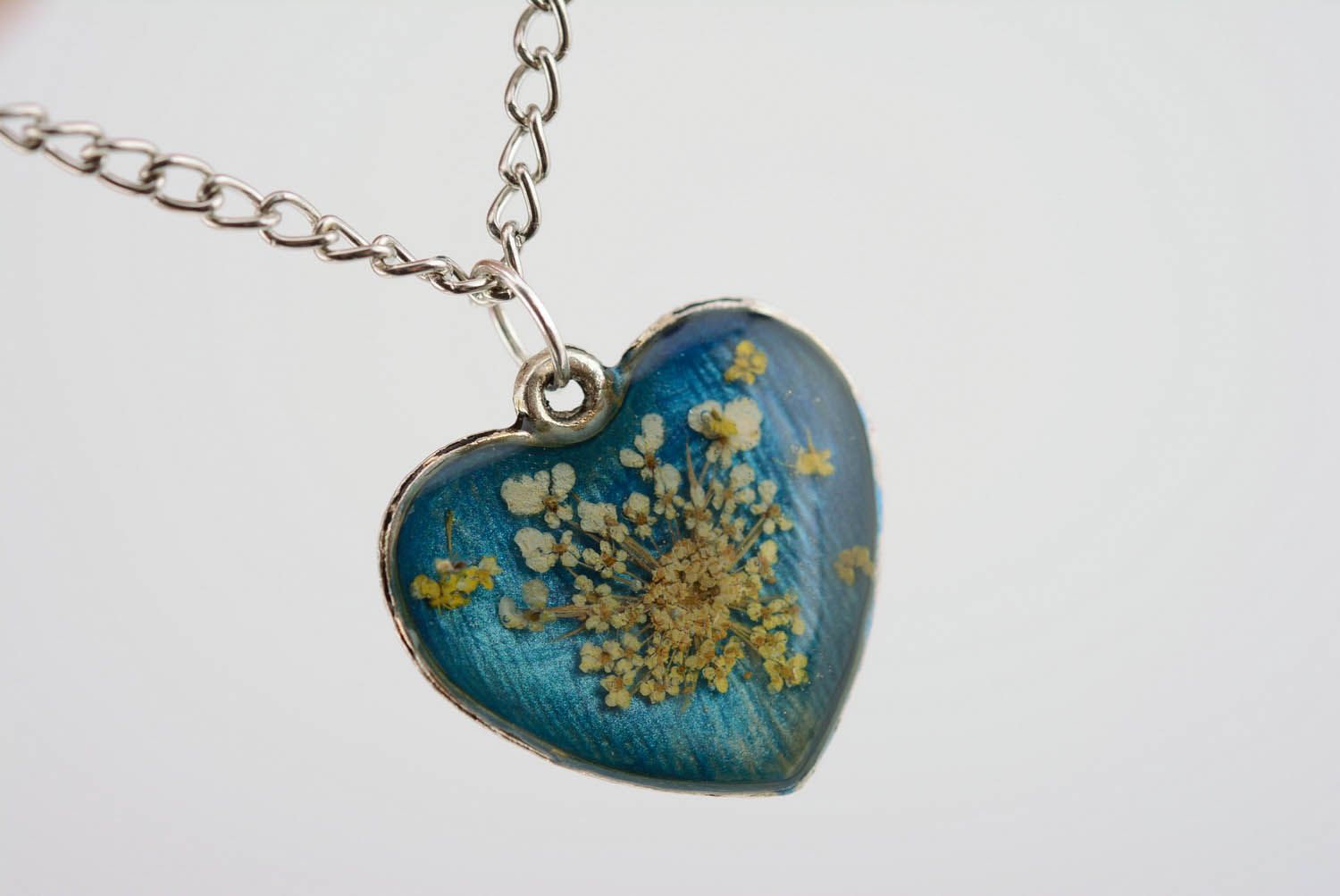 Pendant with chain Heart photo 4