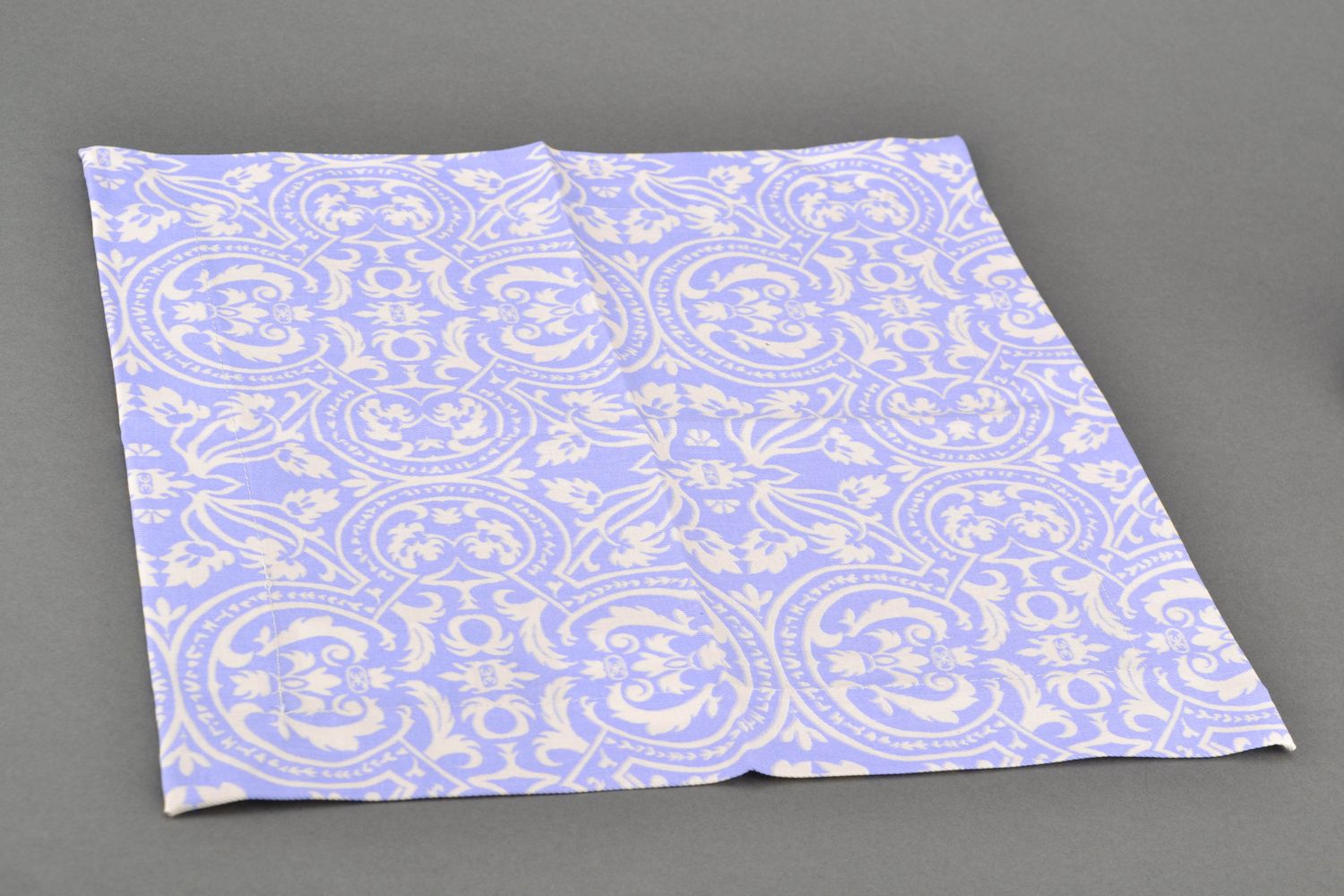 Handmade cotton napkin Lavender photo 4