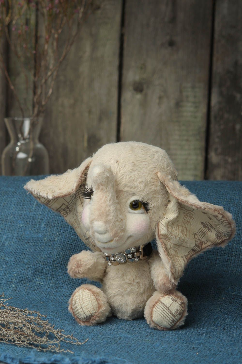 Handmade toy soft animal toy designer toy for baby nursery decor gift ideas photo 1