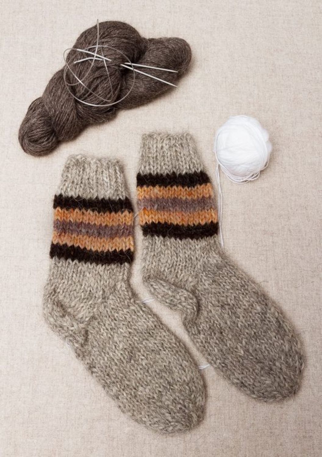 Women's socks made ​​of wool photo 1
