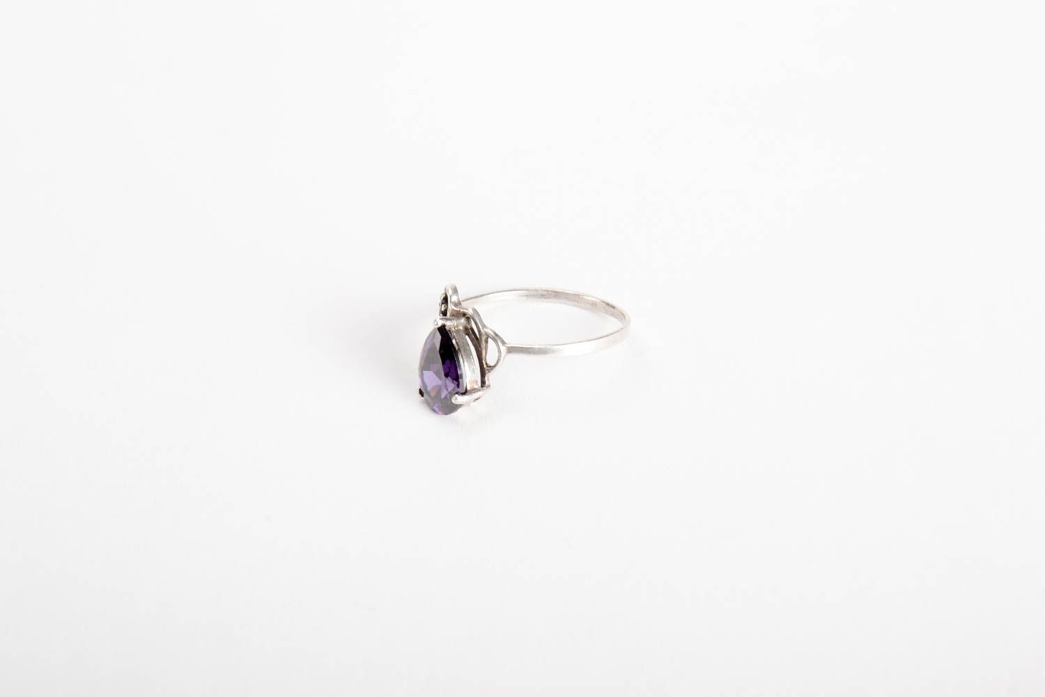 Кольцо из серебра ручной работы кольцо с камнем дизайнерское украшение фото 3