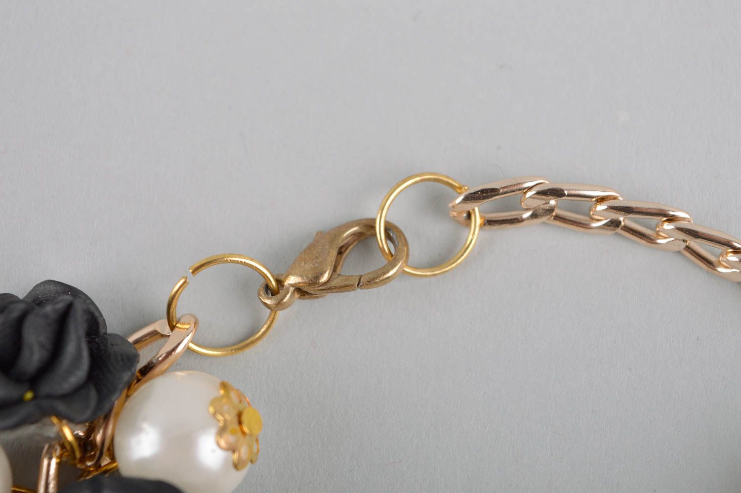 Handmade flower designer bracelet unusual elegant bracelet wrist jewelry photo 5