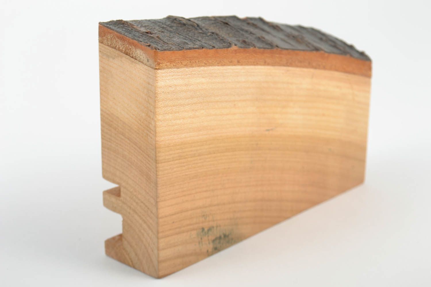 Sujetador para tablet ecológico de madera artesanal original pequeño bonito foto 3