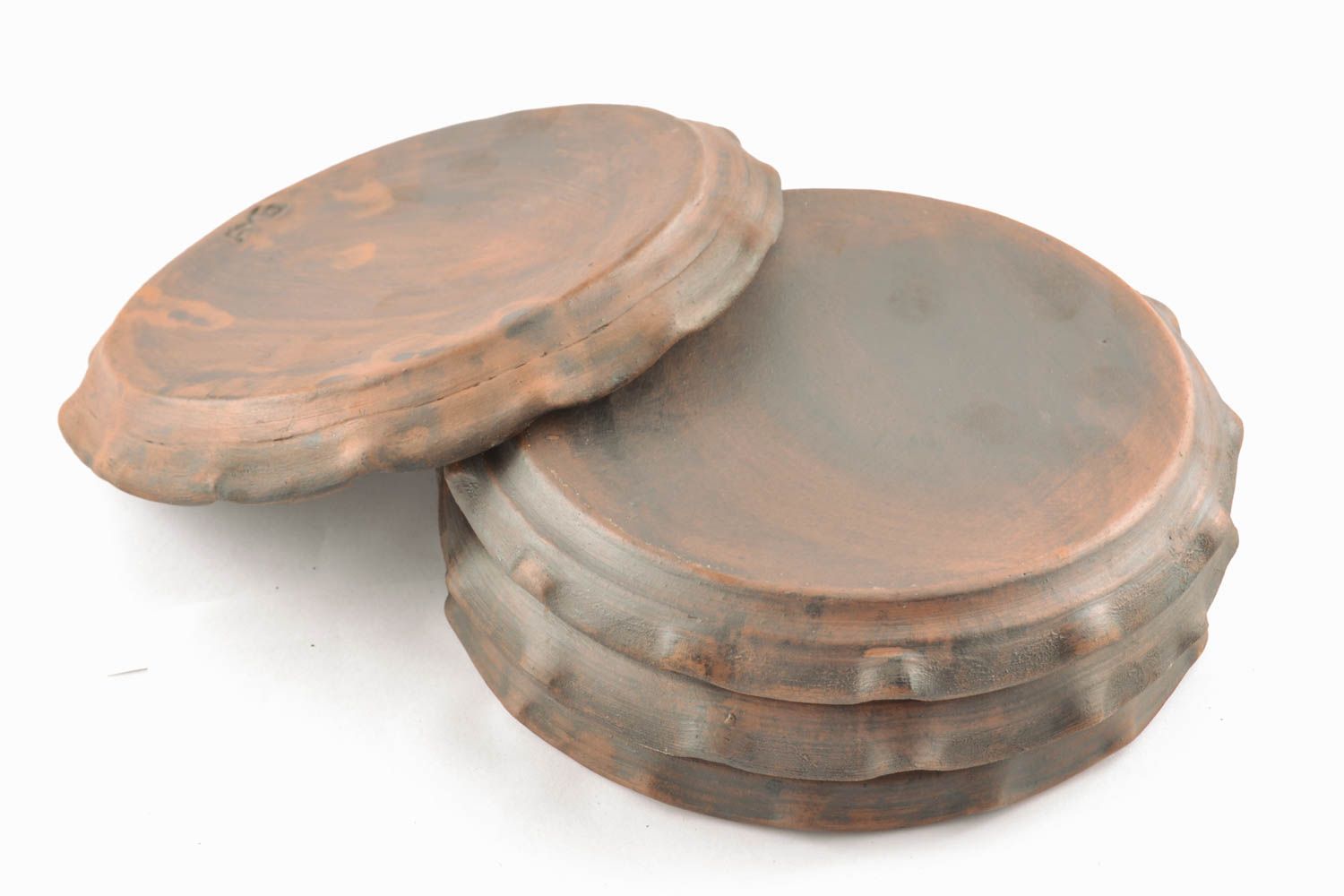 Набор керамических тарелок фото 4