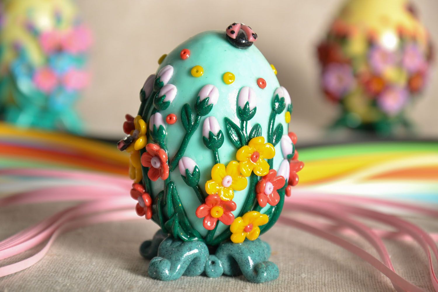 Huevo decorativo para Pascua foto 1