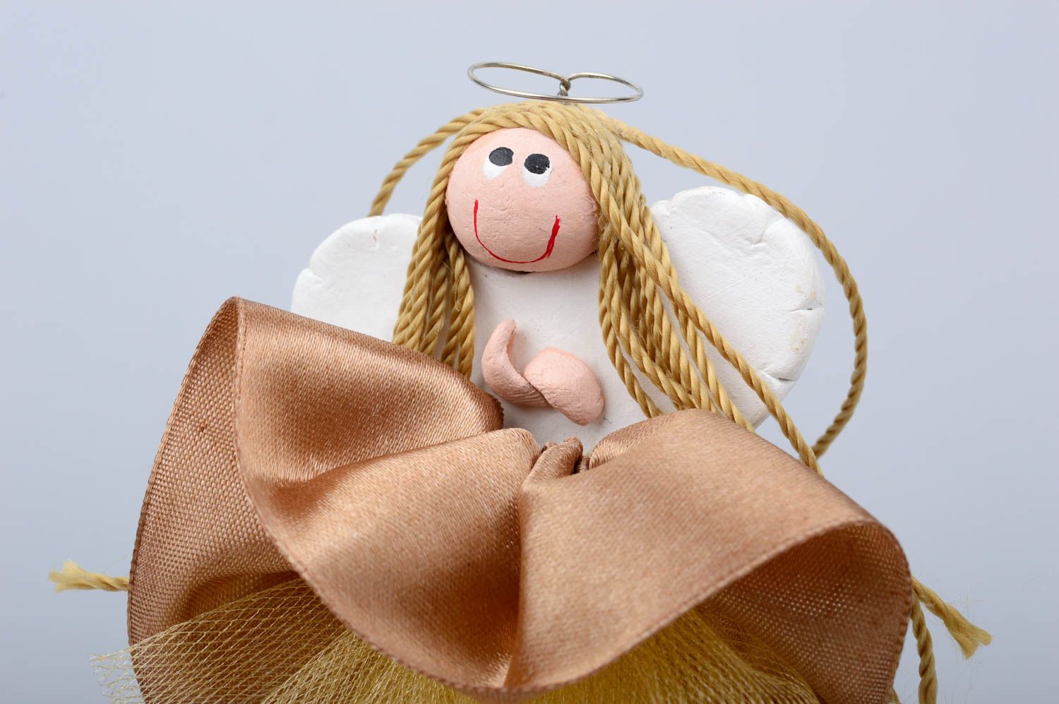 Handmade fridge magnet interior doll angel doll home charm decorative use only photo 5