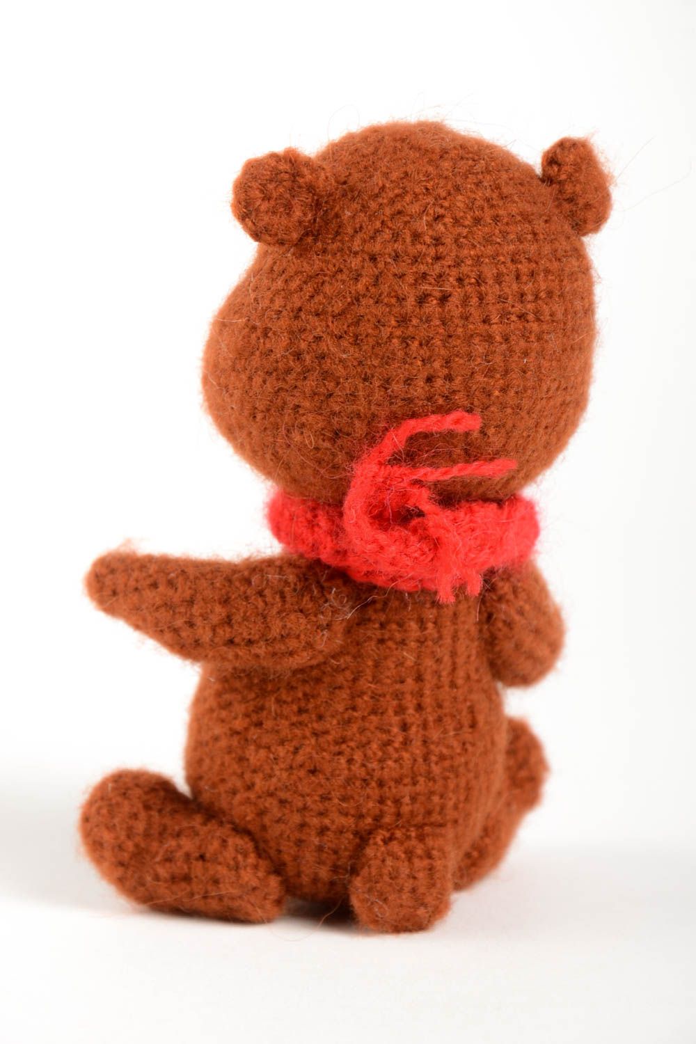 Handmade crocheted toys bear toys designer stuffed toys nursery interior ideas photo 4