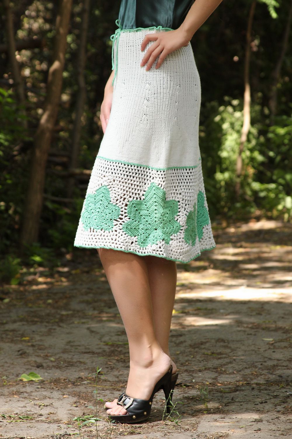 Knitted skirt photo 3