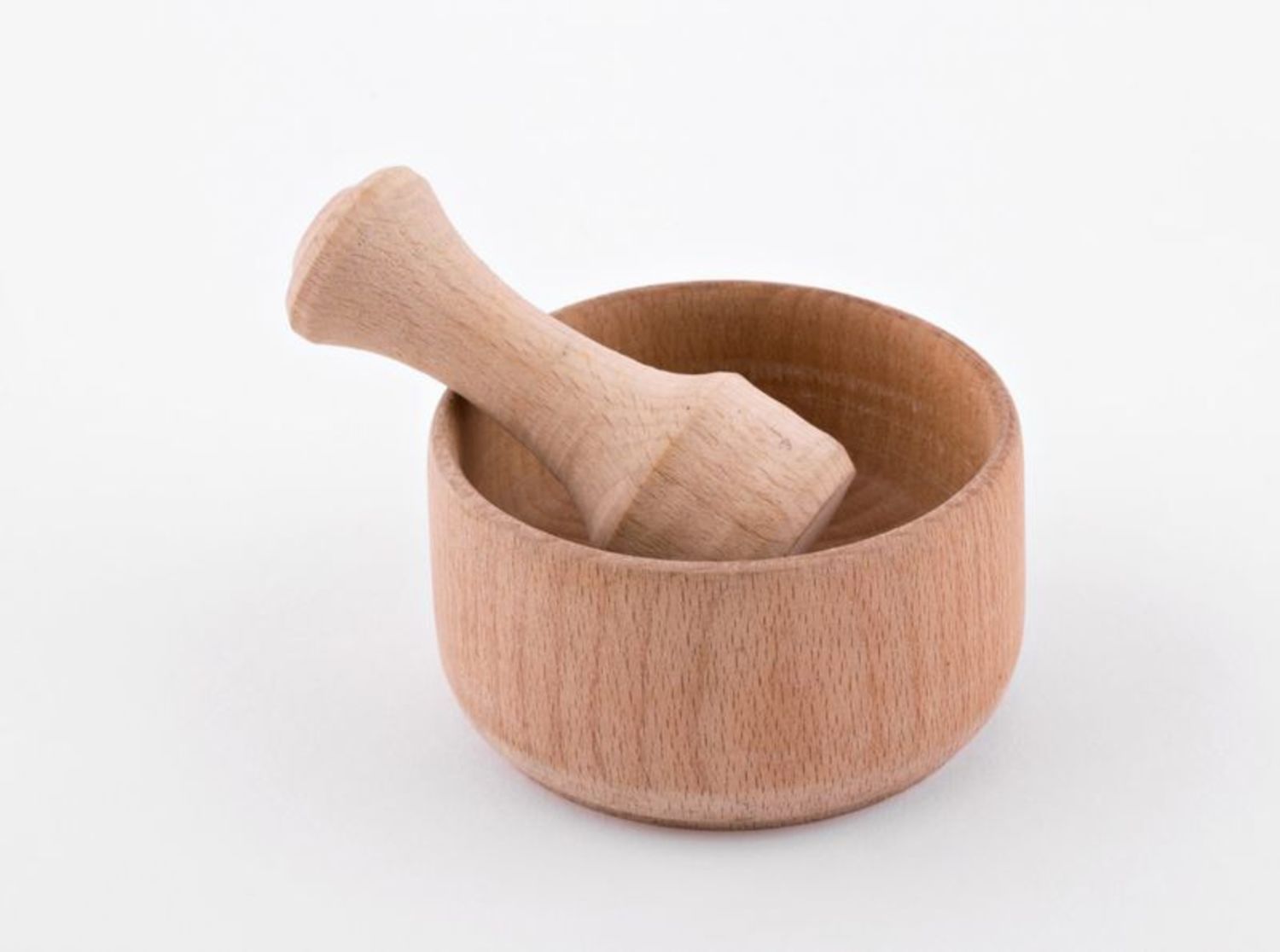 Wooden mortar for spices photo 3