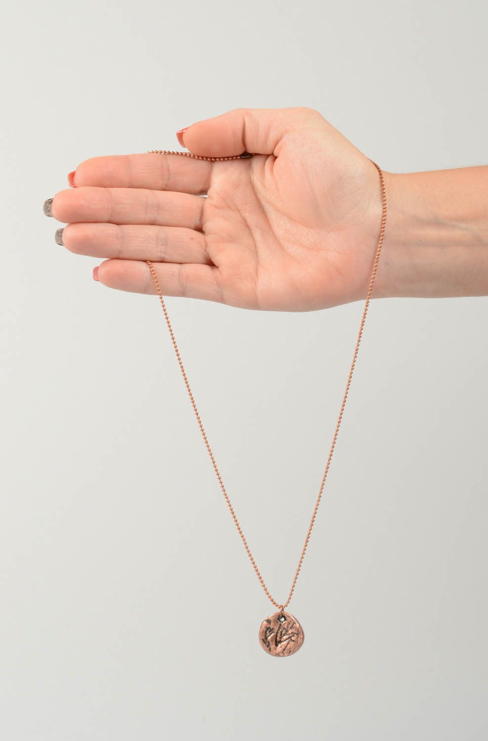 Handmade jewelry round pendant polymer clay pendant plastic pendant womens gift photo 4
