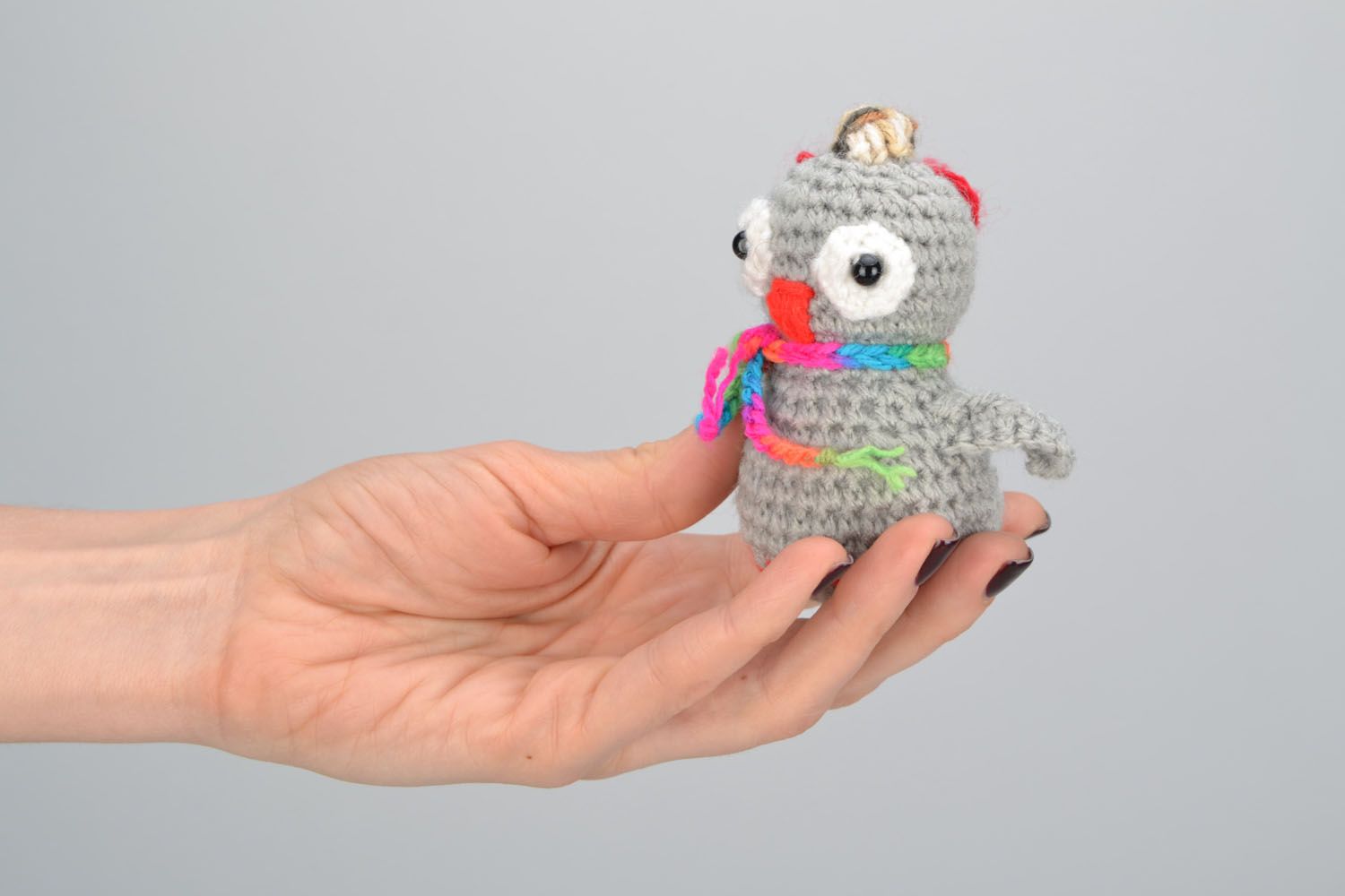 Handmade crochet toy Owl photo 2