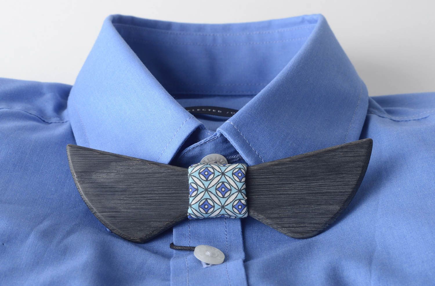 Handmade bow tie wooden bow tie accessories for men best gifts for boyfriend photo 5