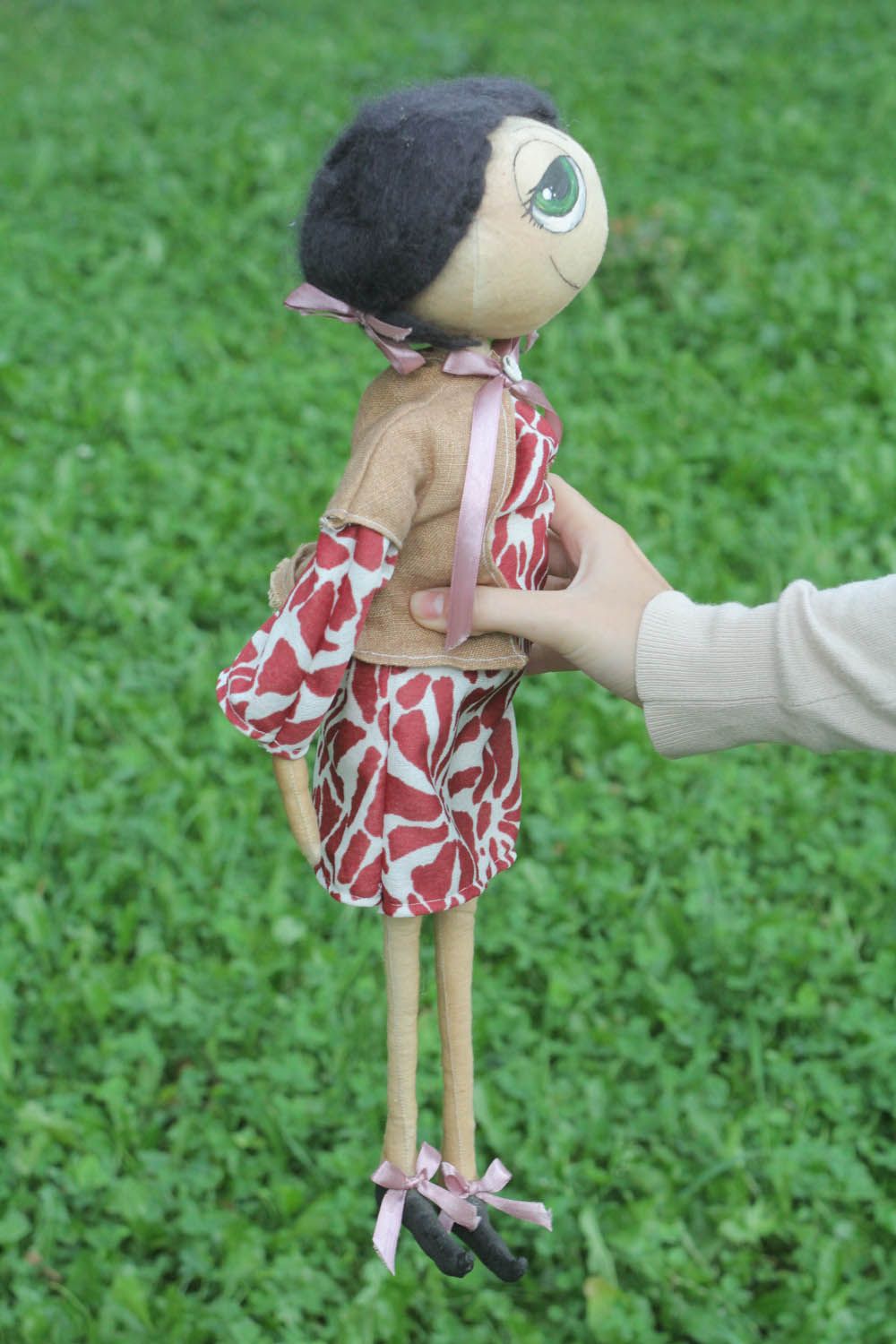 Мягкая текстильная кукла Тыковка фото 7