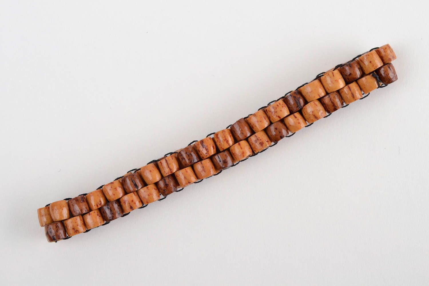 Armband aus Holz Armschmuck Damen Schmuck aus Holz handgemachter Schmuck breit foto 4
