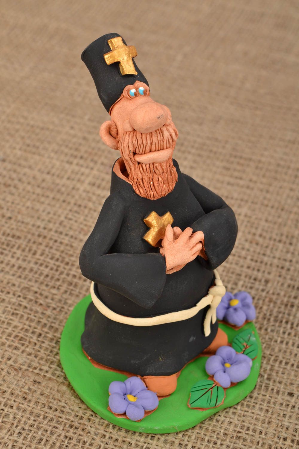 Ceramic figurine Priest photo 1