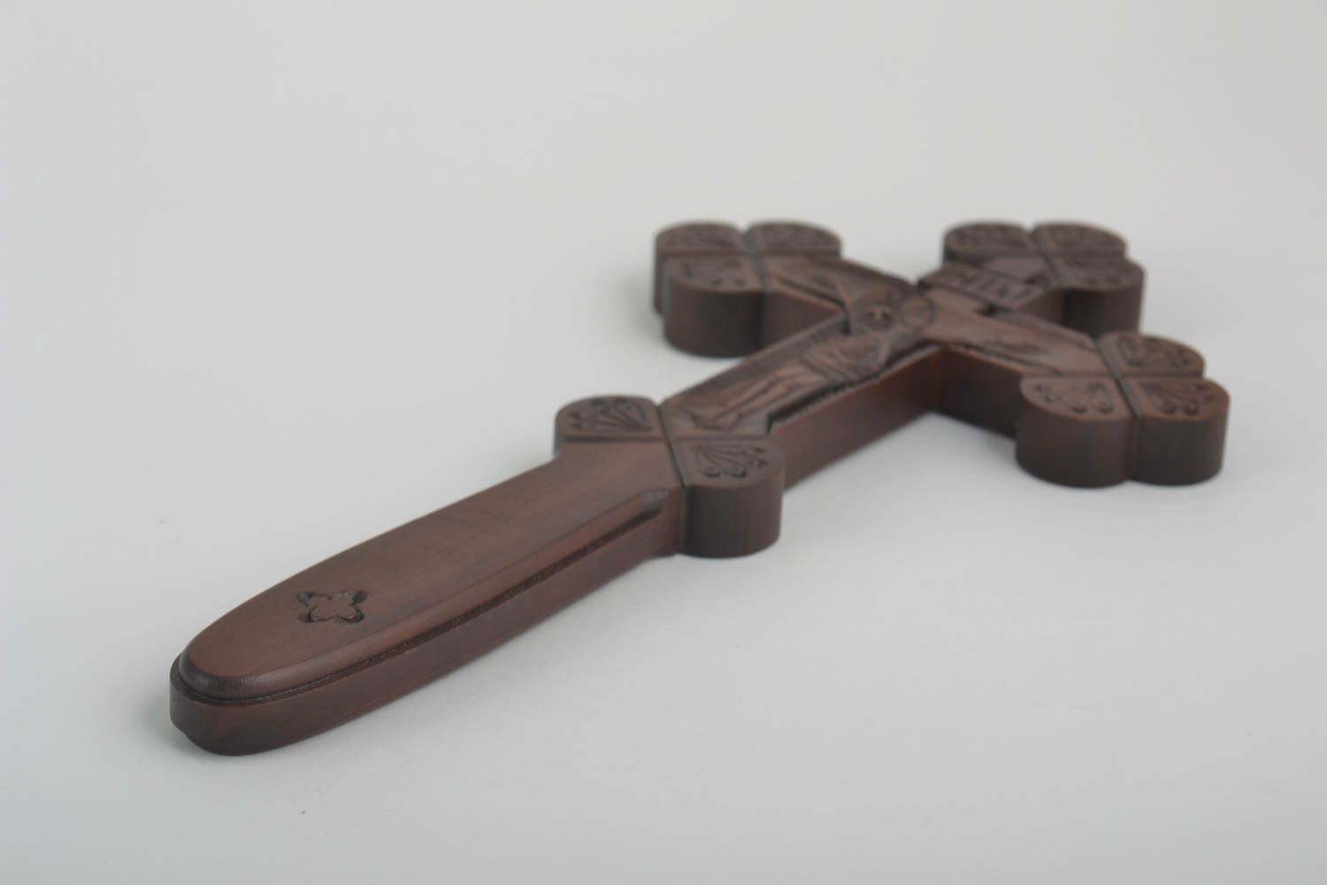 Handmade wood cross wall crucifix religious accessories spiritual gifts photo 4