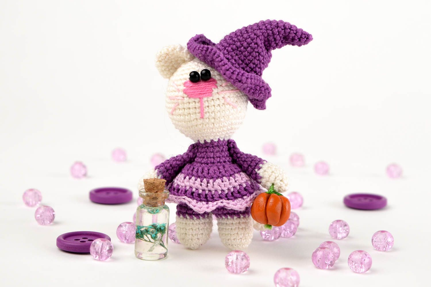 Juguete de peluche artesanal animalito tejido a crochet regalo para niños foto 1