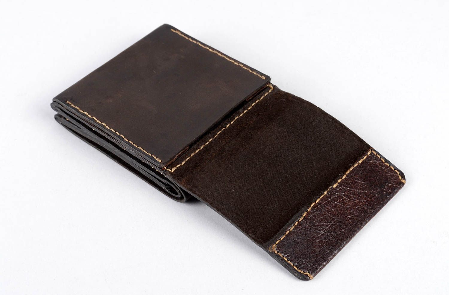 Мужское портмоне хэнд мейд кожаный кошелек очень удобный аксессуар для мужчин фото 2