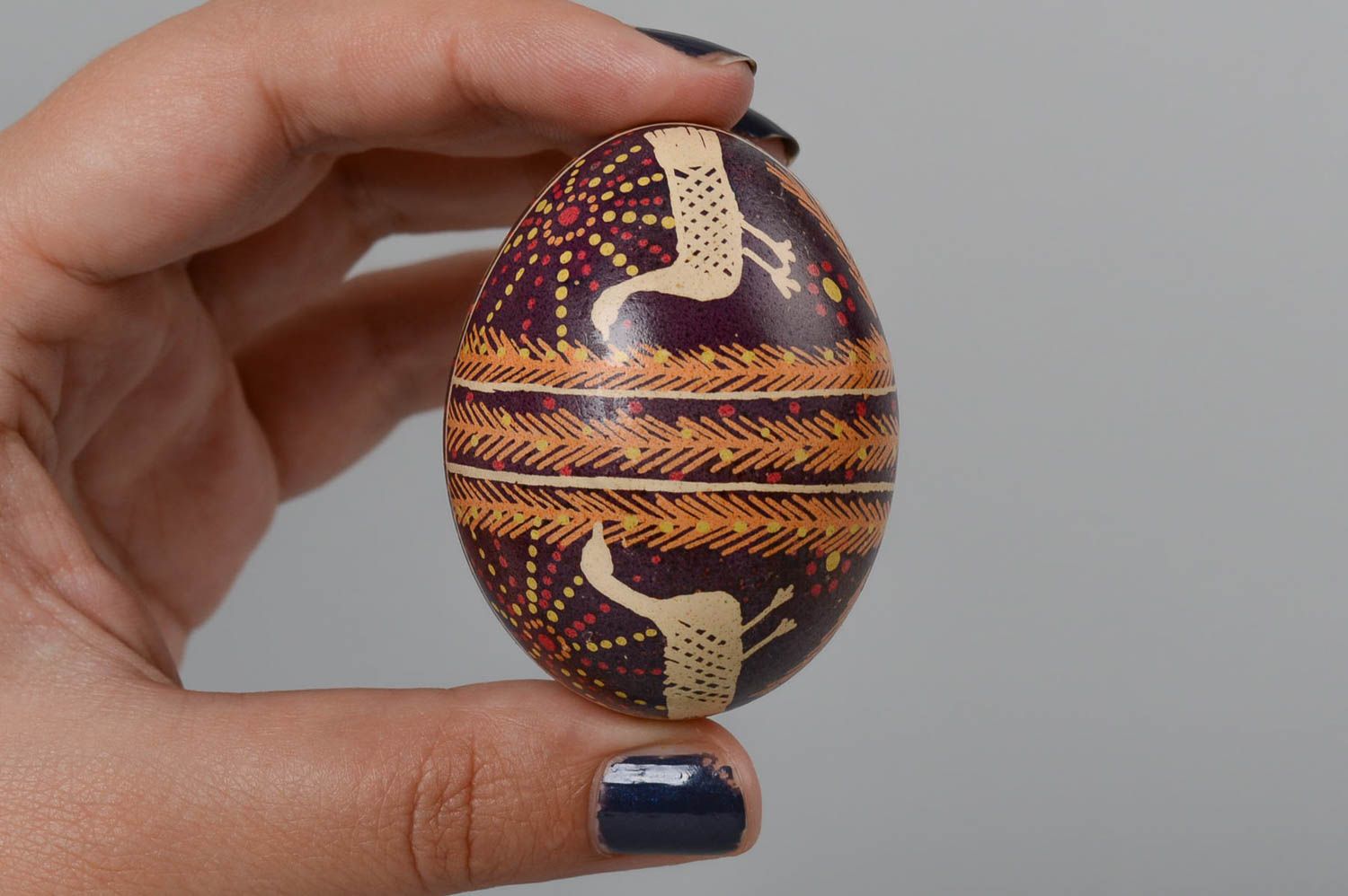 Пасхальное яйцо расписное домашний декор ручной работы украшения на Пасху фото 5