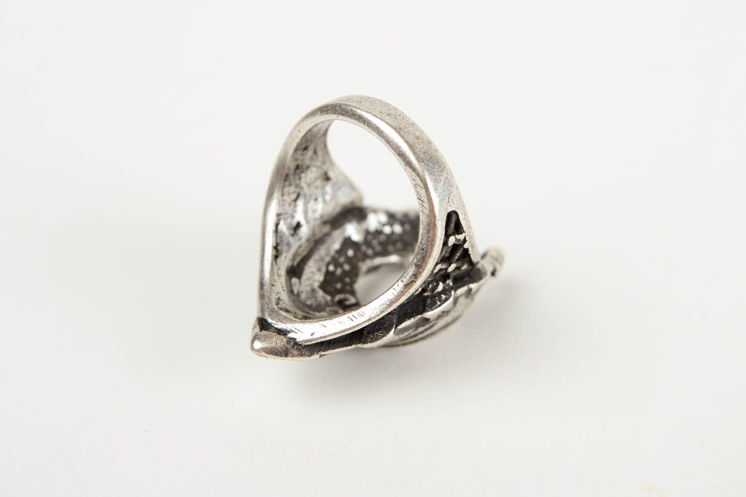Кольцо ручной работы кольцо из металла зарница металлический аксессуар фото 5