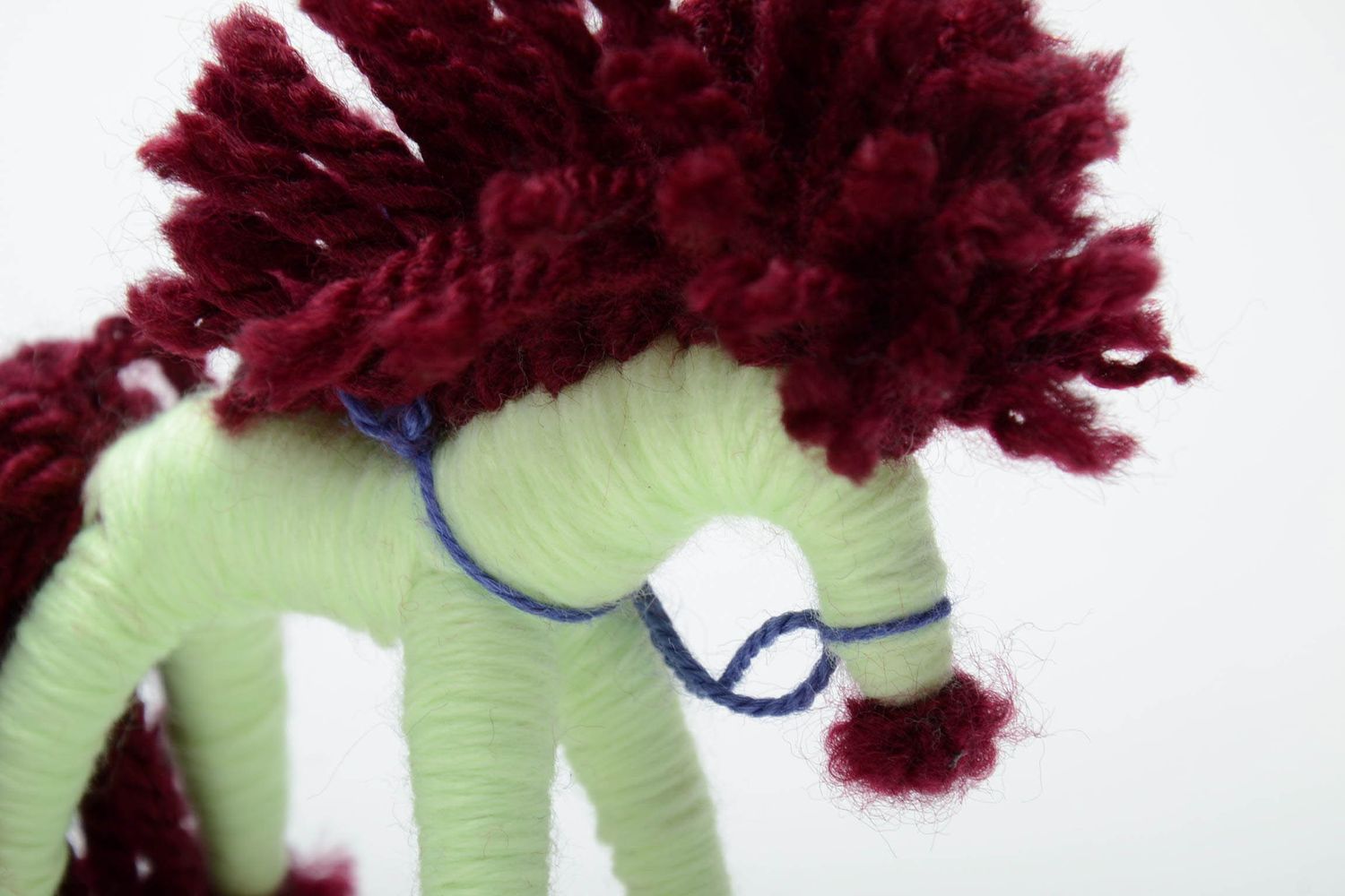Cavallo di fili fatto a mano figurina giocattolo slavo bambola etnica
 foto 4