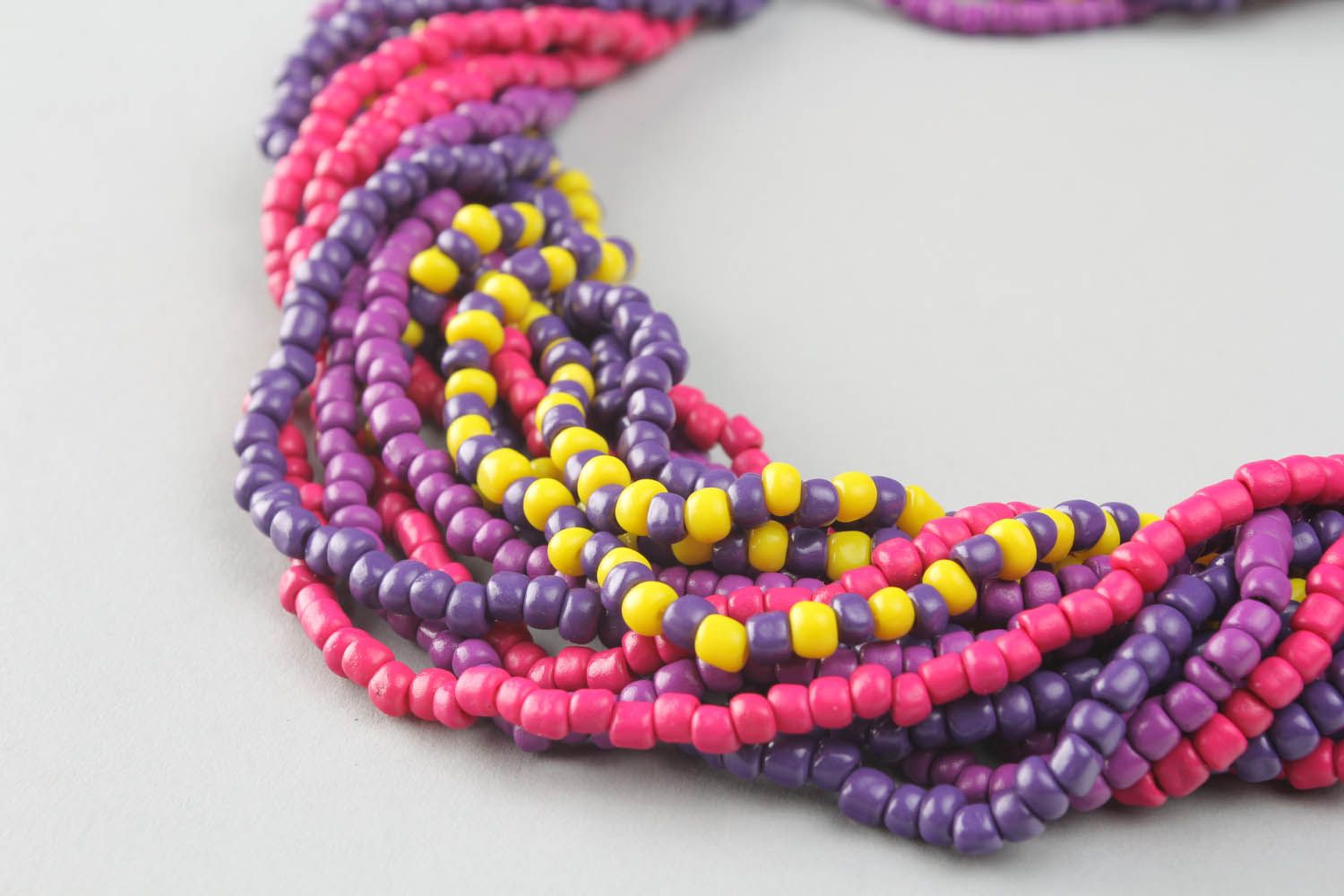 Necklet made of Chinese beads photo 2
