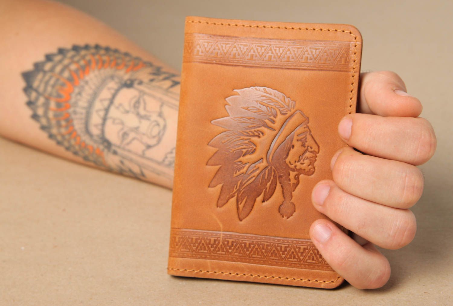 Stylish handmade leather wallet design accessories for men fashion trends photo 5