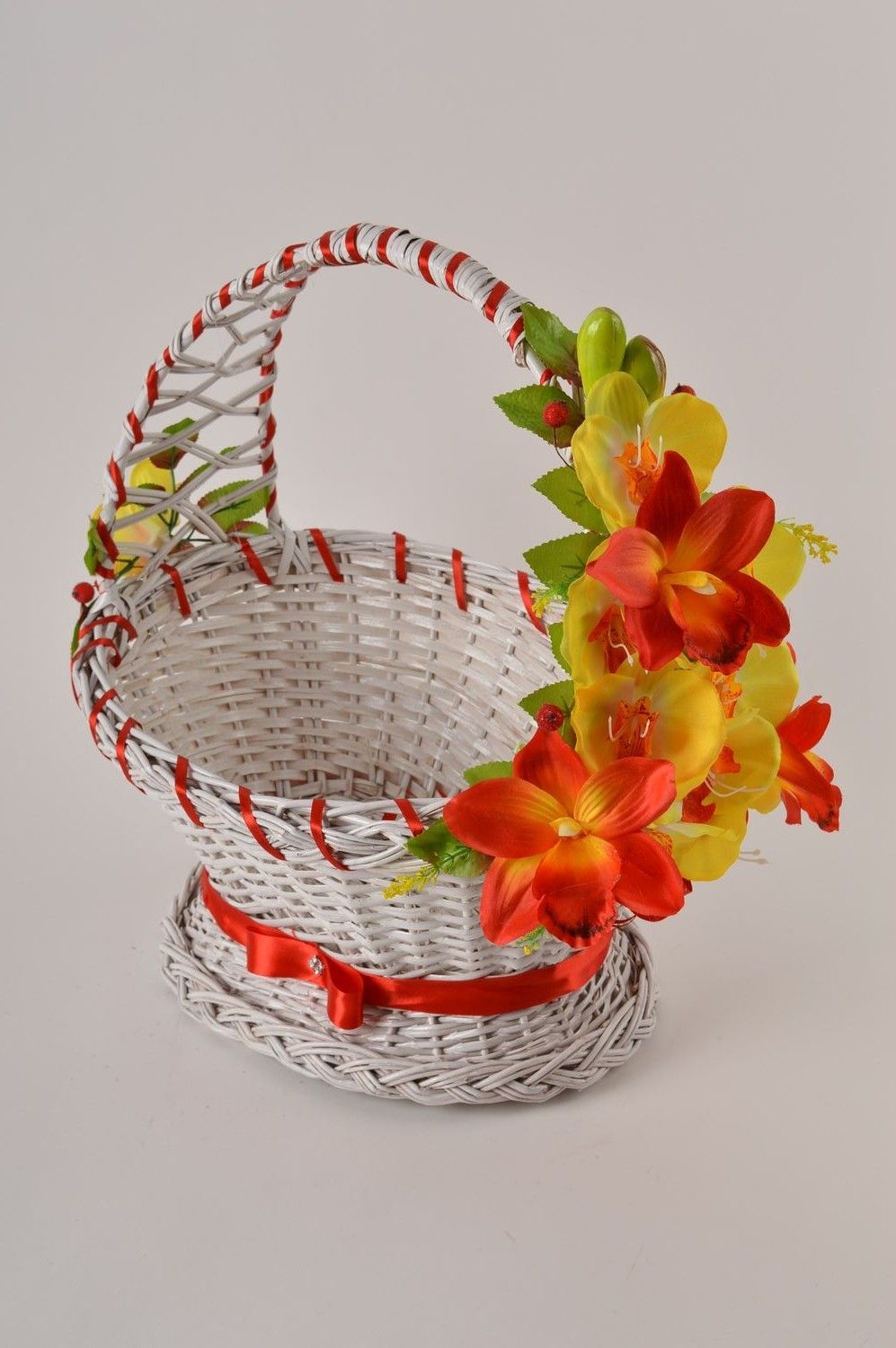 Handmade designer woven basket stylish basket for small items present basket photo 5