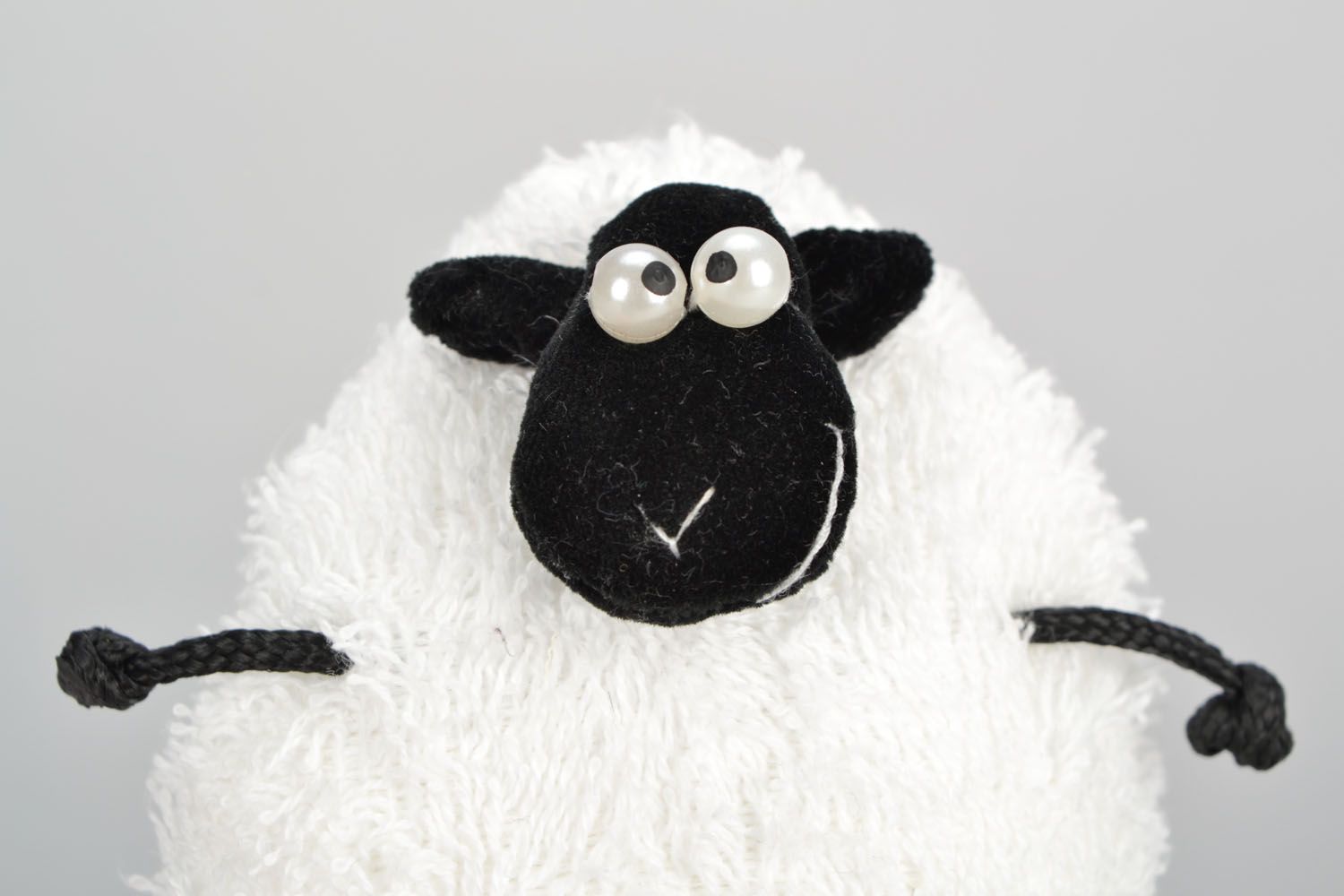 Homemade soft toy Nice Sheep photo 3