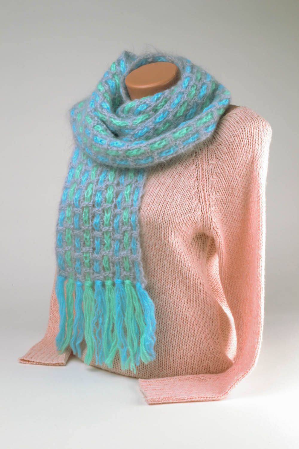 Зимний шарф фото 1