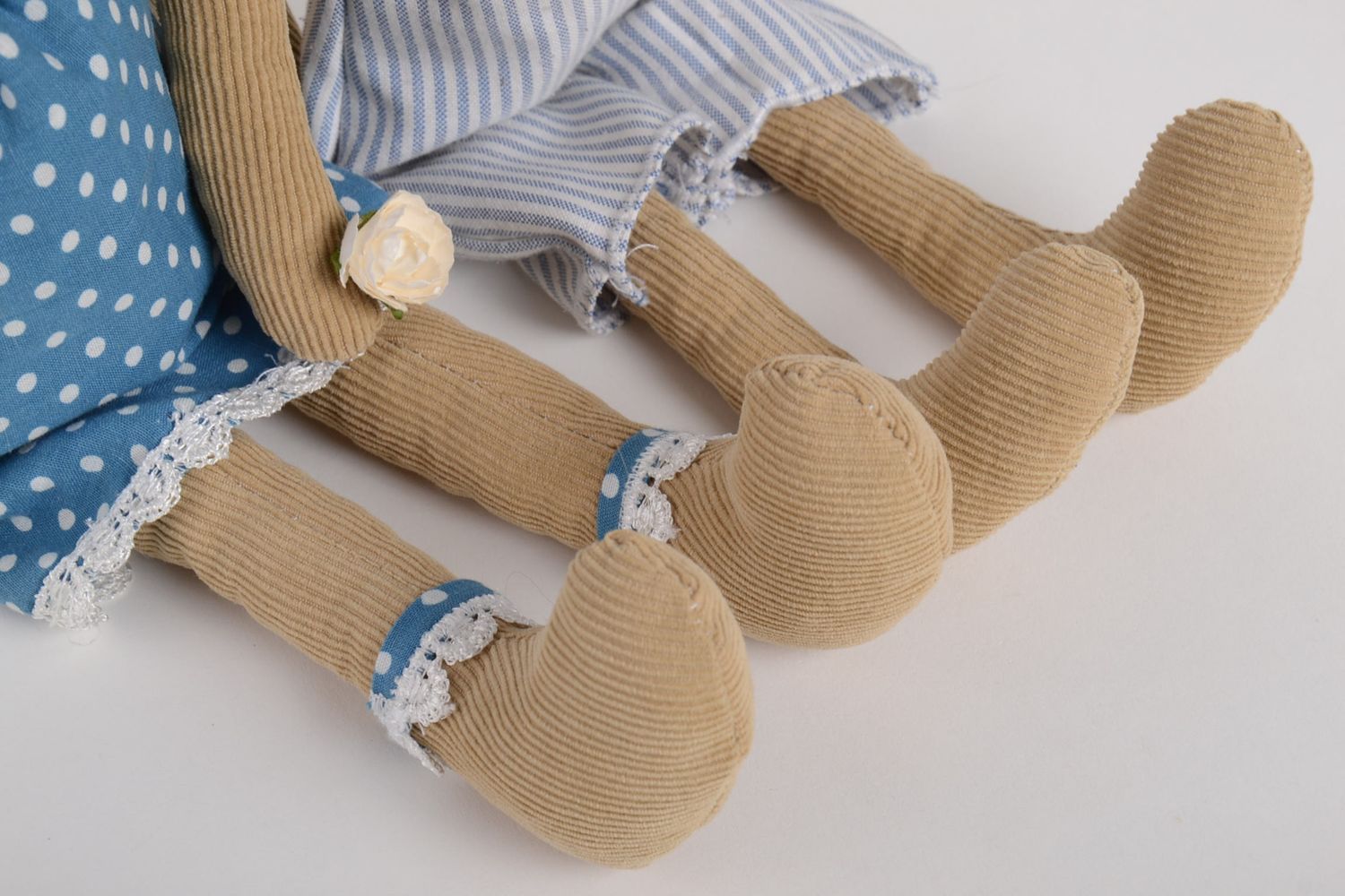 Cabras de peluche hechas a mano juguetes de tela regalos originales  foto 5