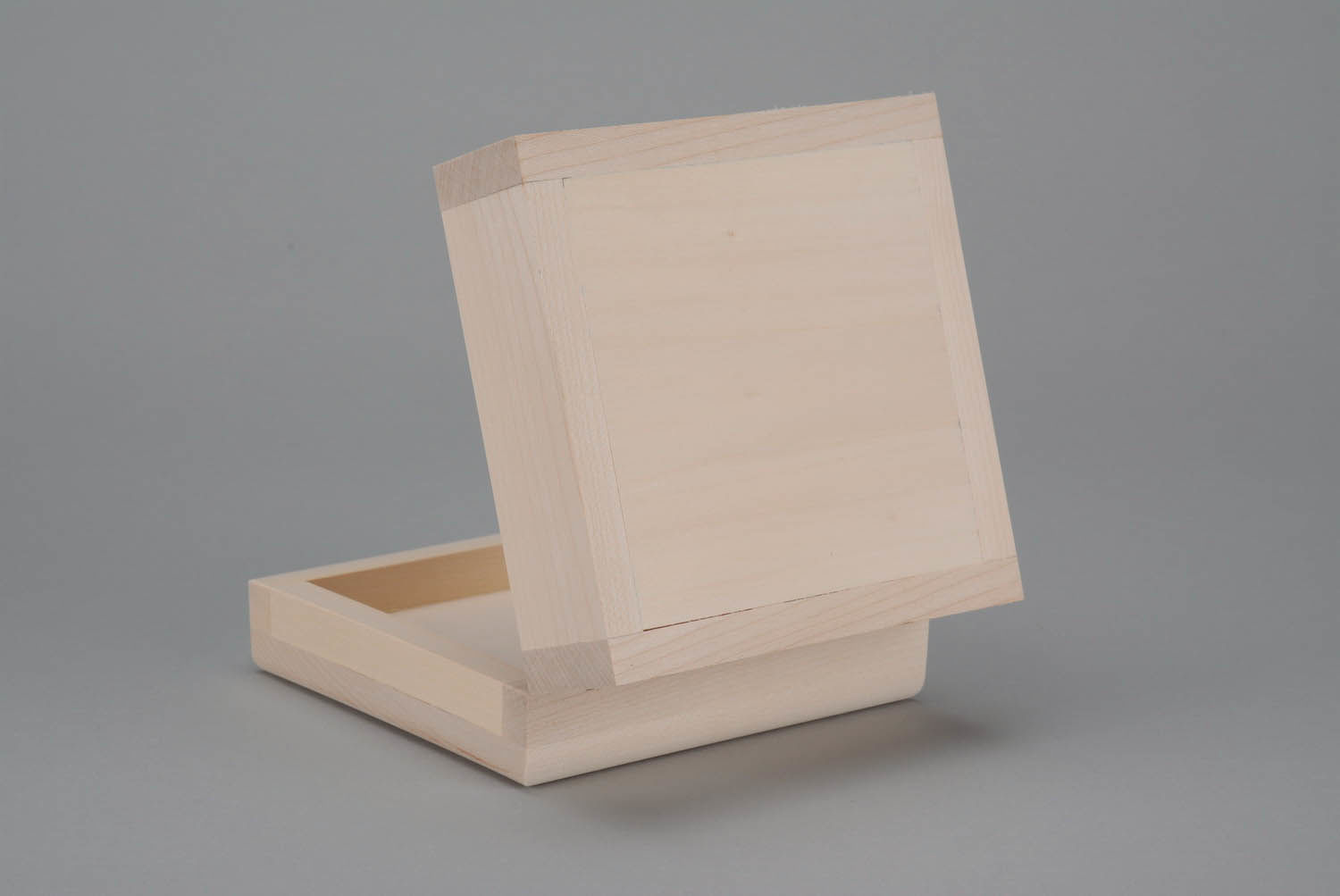 Handmade Roh-Holzschatulle für Schaffen foto 5