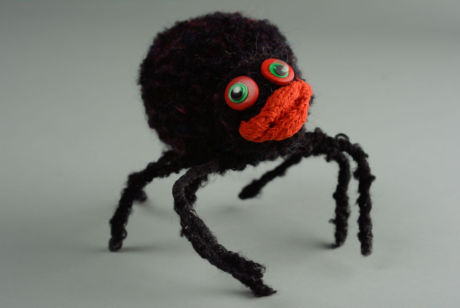 Homemade crochet toy Spider photo 1