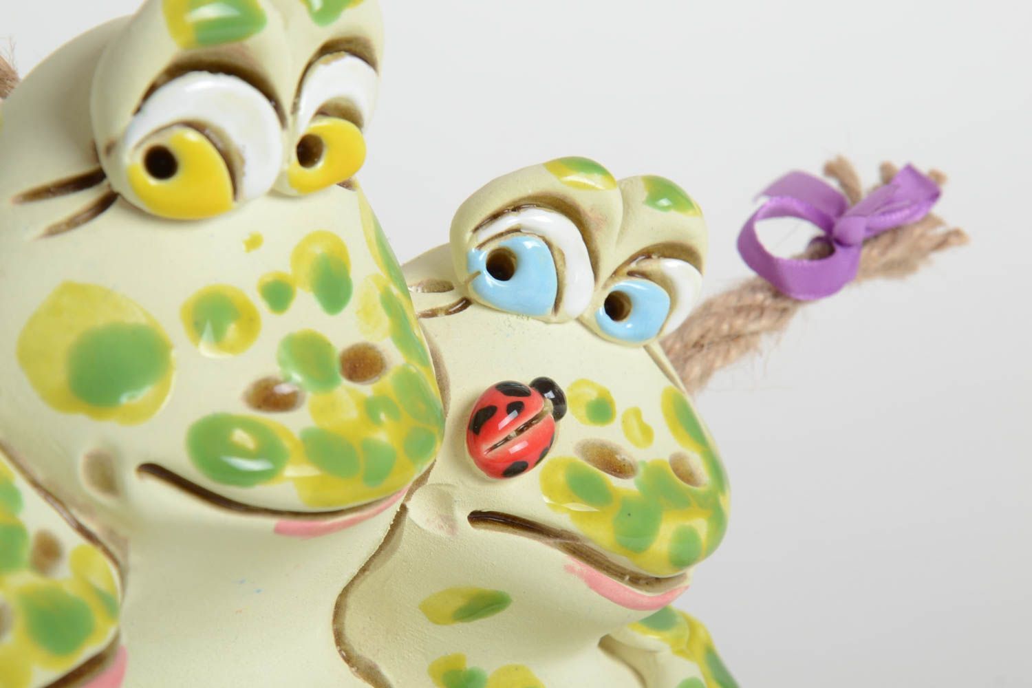 Handgemachte Keramik lustige Sparbüchse Geschenkidee für Kinder Ton Deko foto 4