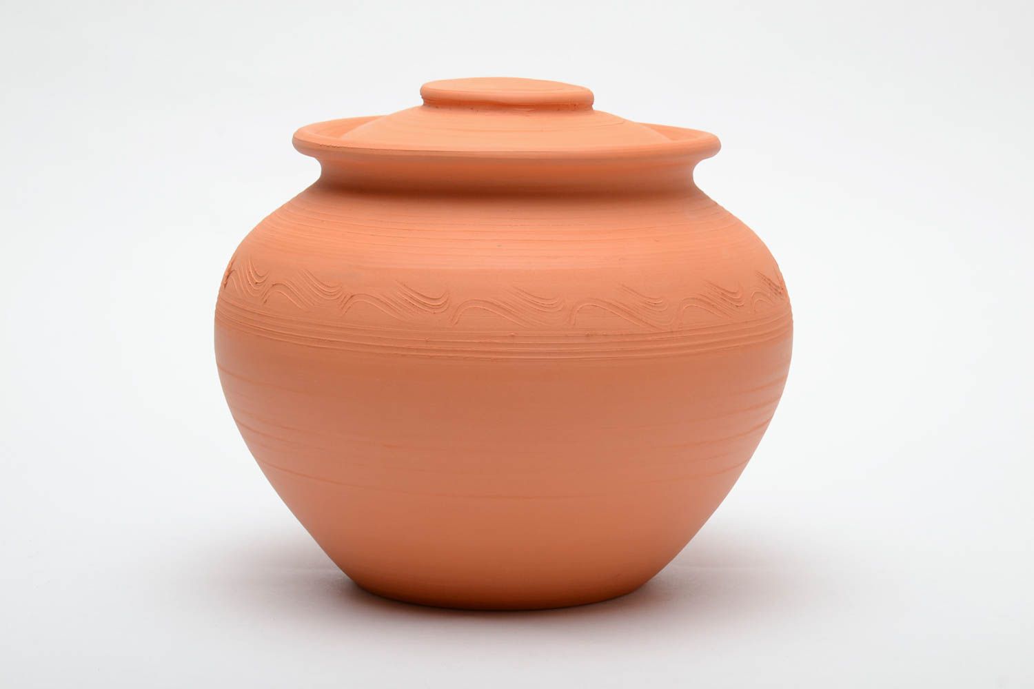 Pentola di terracotta fatta a mano vaso di argilla stoviglie in ceramica foto 2