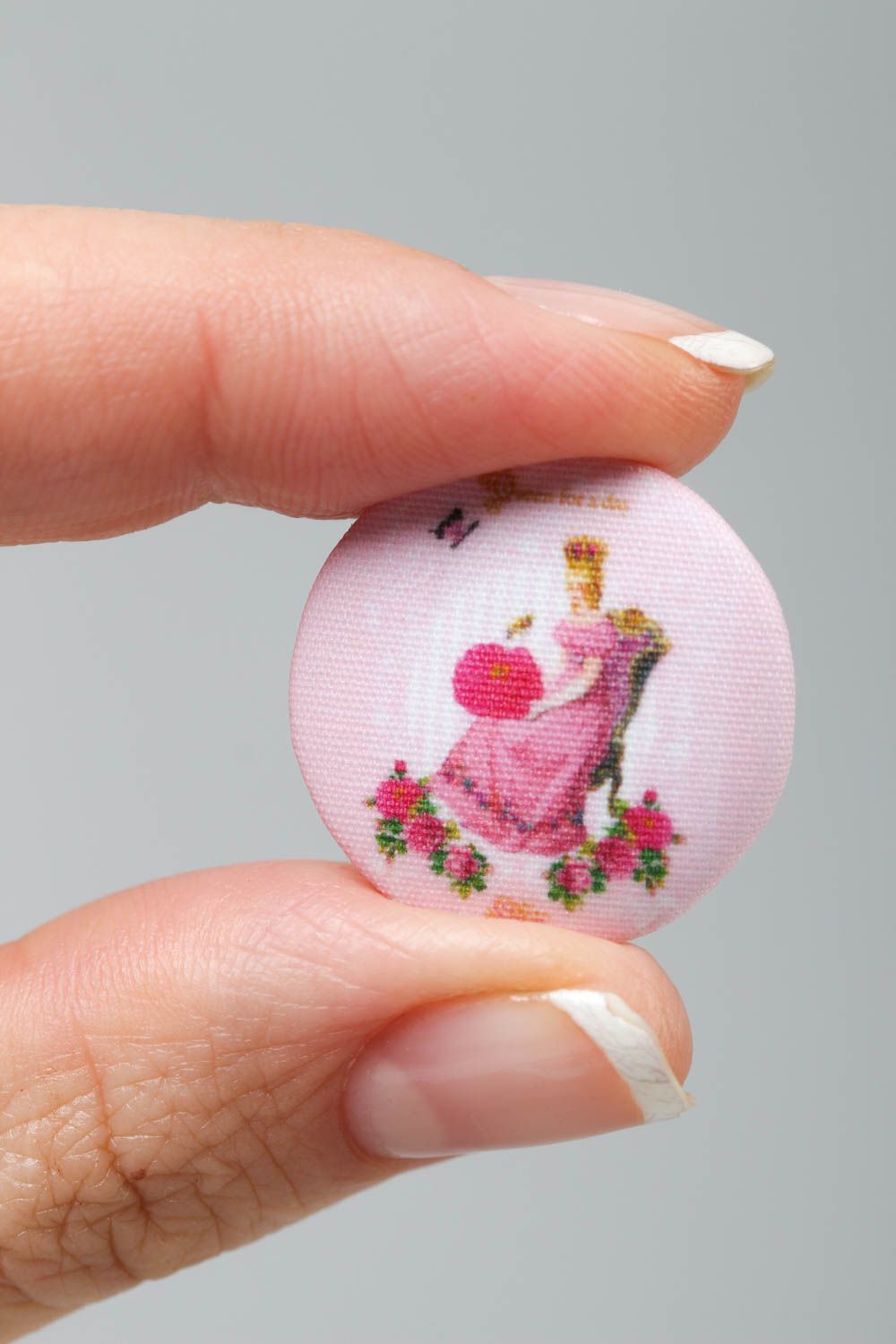 Beautiful handmade plastic button needlework accessories art and craft supplies photo 5