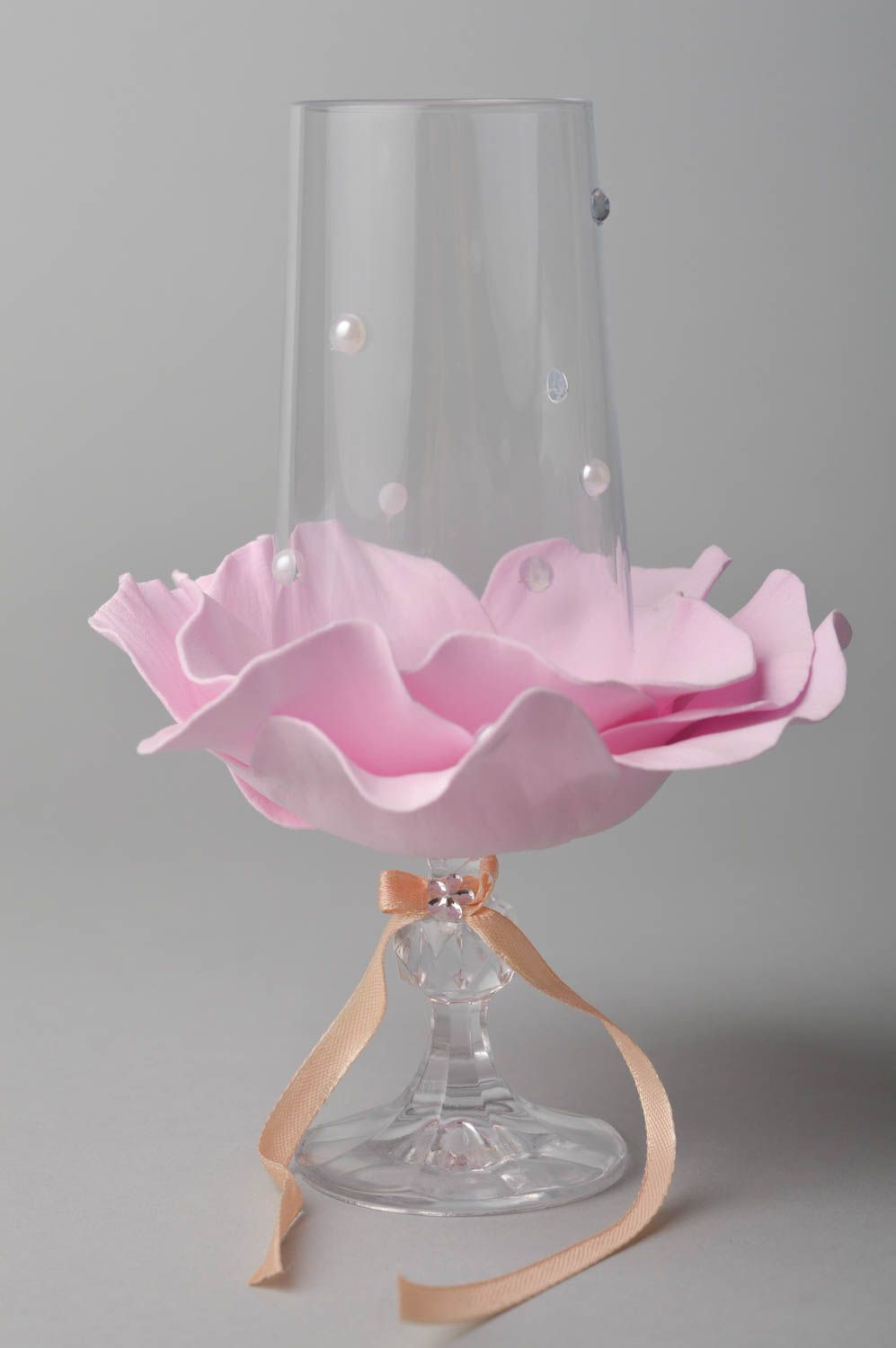 Handmade Gläser Set Sektgläser zur Hochzeit Champagner Gläser Designer Geschirr foto 3