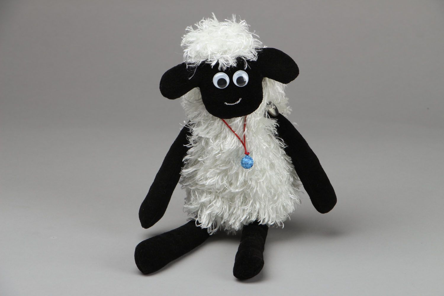 Soft fabric toy Black lamb photo 1