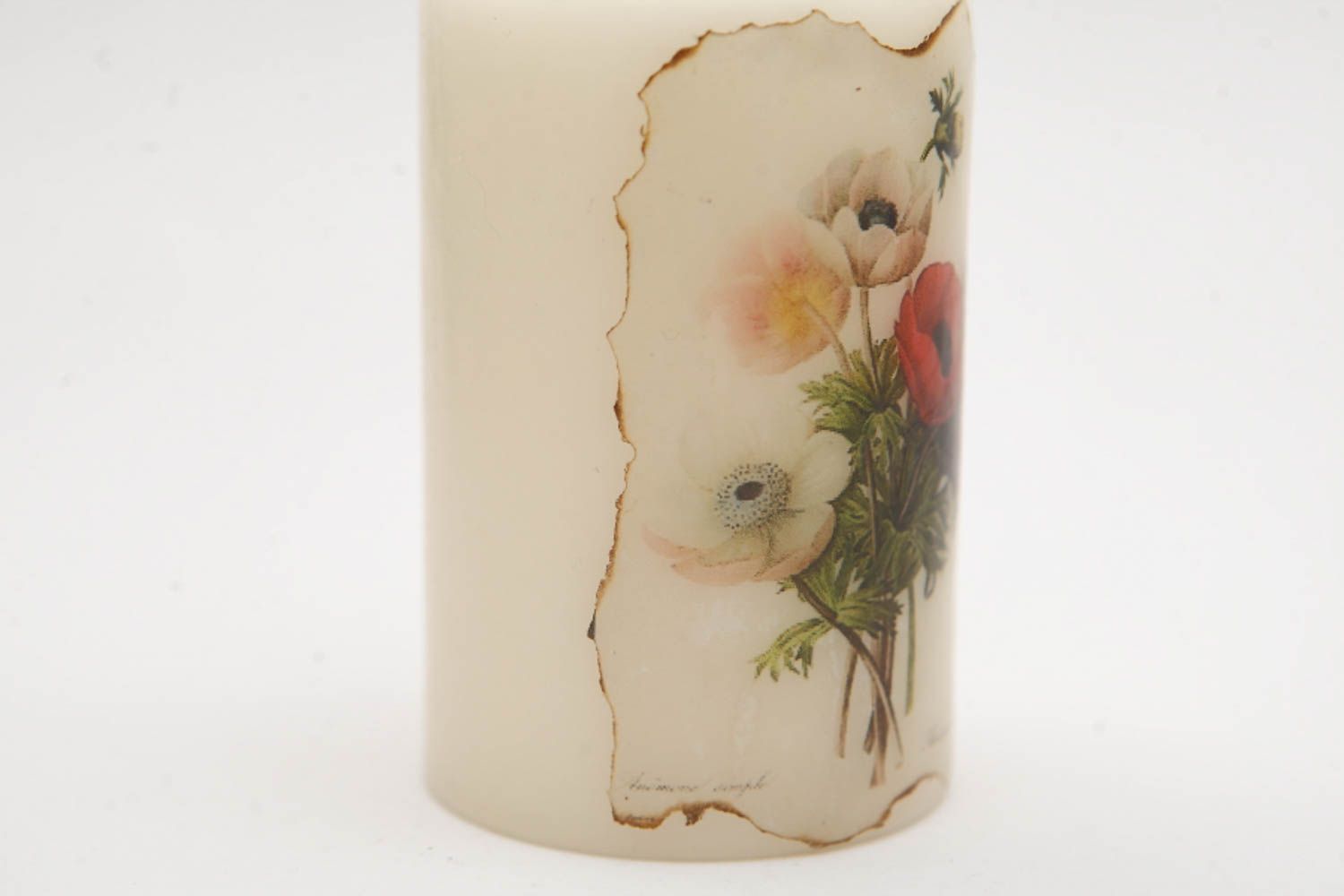 Vela de parafina hecha a mano elemento decorativo regalo original para amiga foto 5