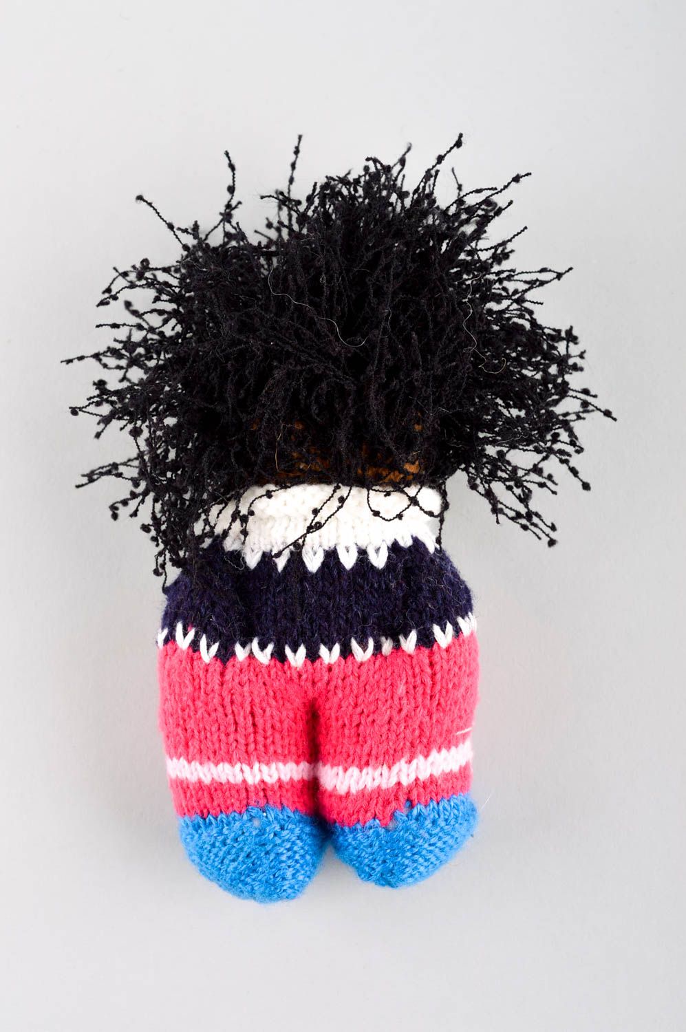 Petite peluche Jouet tricot fait main original amusant Cadeau pour enfant photo 3