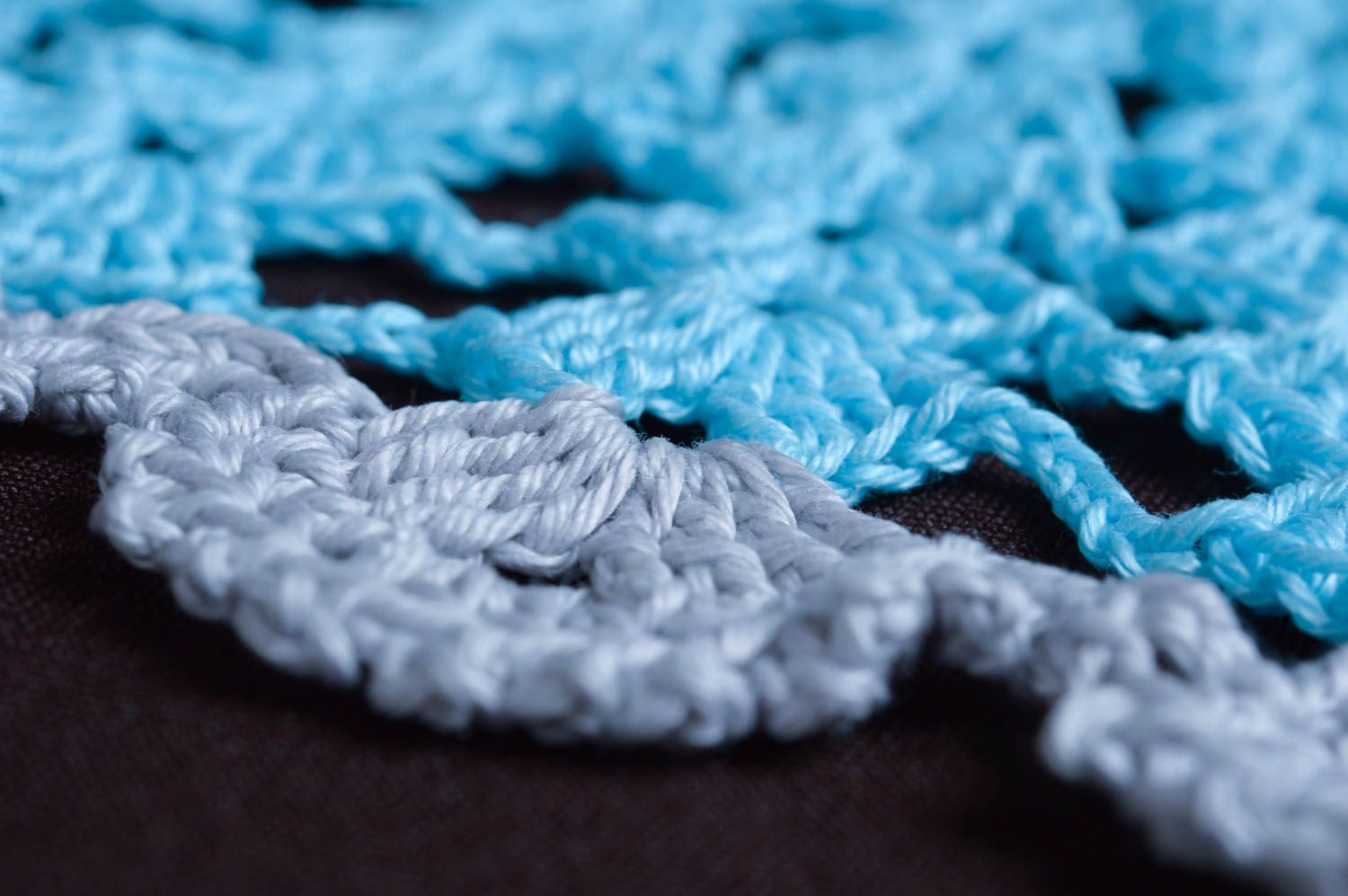 Servilletas tejidas a crochet hechas a mano textil para el hogar decoración de casa foto 3