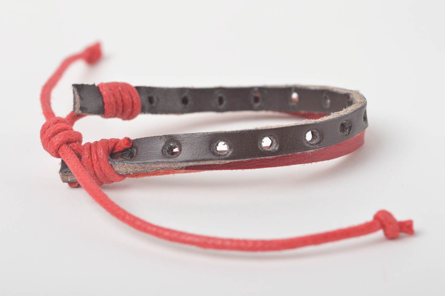 Handmade unisex wrist bracelet genuine leather bracelet designs gifts for her photo 4