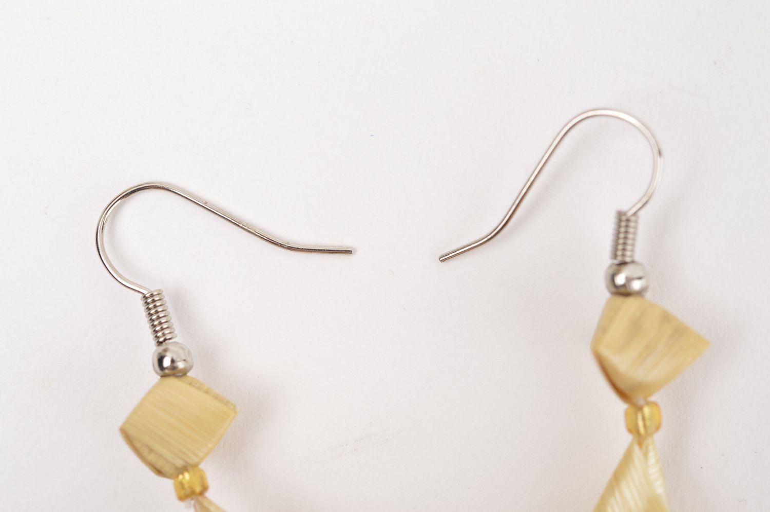 Ohrringe für Damen Schmuck Ohrhänger handmade ausgefallener Ohrschmuck  foto 4