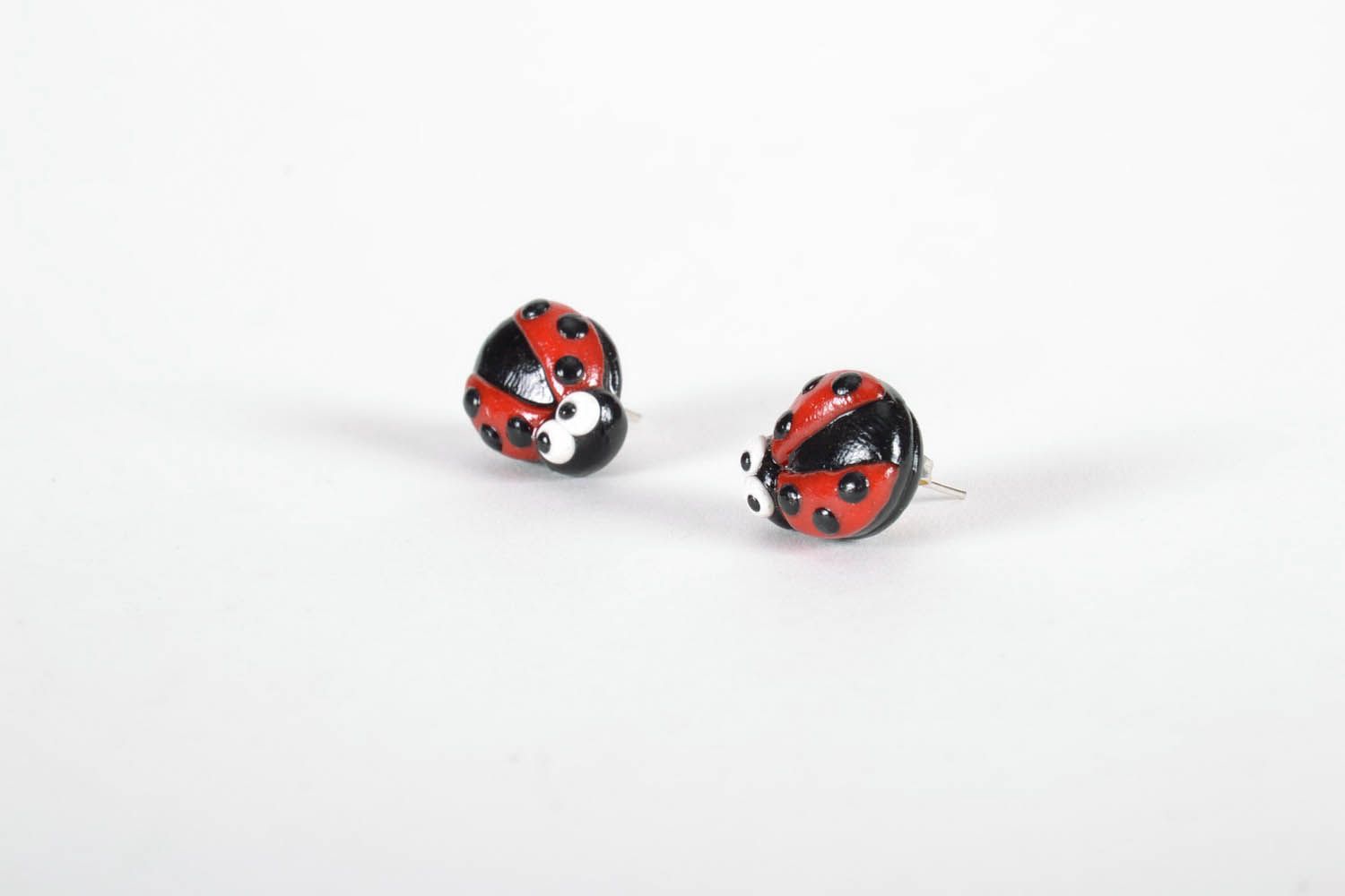 Earrings Ladybug photo 3