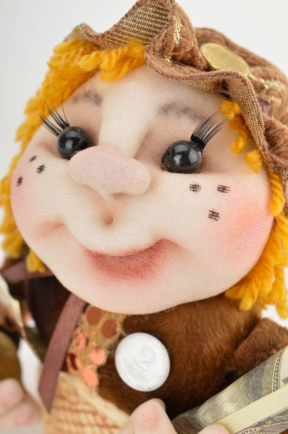 Handmade Stoff Puppe Haus Dekoration Geschenk für Freundin Souvenir originell foto 2
