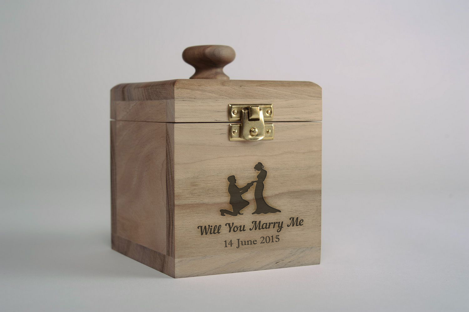 Personalised gift, wooden blank box photo 1