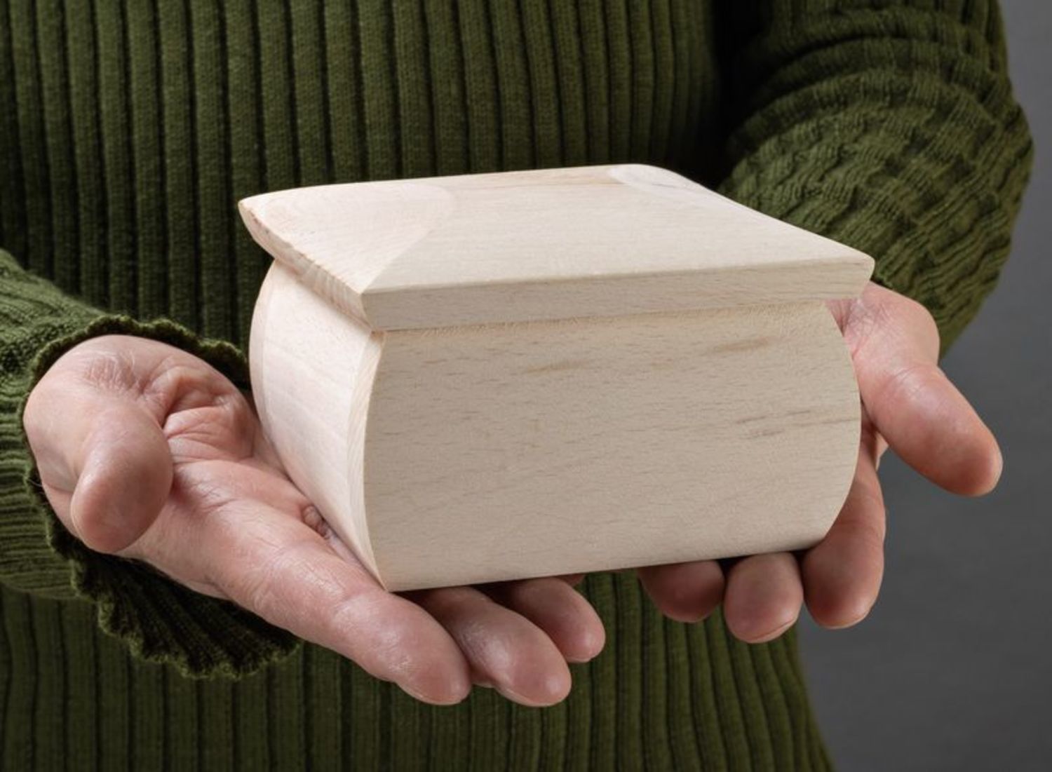 Персонализированный подарок, деревянная шкатулка-заготовка фото 2